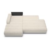 Wielka sofa rogowa w minimalistycznym stylu z funkcją spania BELARO 2