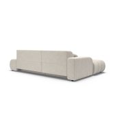 Wielka sofa rogowa w minimalistycznym stylu z funkcją spania BELARO 5