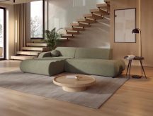 Wielka sofa rogowa do nowoczesnego salonu