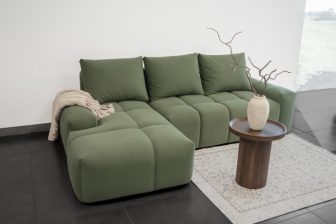 Luksusowy dwufunkcyjny narożnik z funkcją spania