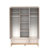 Elegancka garderoba do sypialni kaszmir z lustrem GLASGOW 24 Elegancka garderoba do sypialni kaszmir z lustrem GLASGOW 5