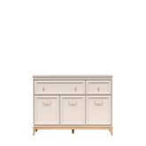 Elegancka komoda kaszmir ze złotymi uchwytami 136cm GLASGOW 1 4