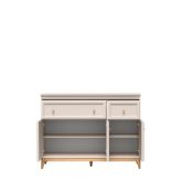 Elegancka komoda kaszmir ze złotymi uchwytami 136cm GLASGOW 1 5
