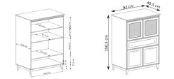 Gablota stojąca zamykana z szufladą LED 92cm TURRO 5 20 Gablota stojąca zamykana z szufladą LED 92cm TURRO 5 6