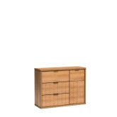 Kompaktowa komoda dąb karmelowy 118cm FOREST 6