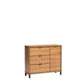 Kompaktowa komoda dąb karmelowy 118cm FOREST 5