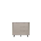 Nieduża komoda do sypialni greige 111cm MODENA 3 1