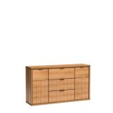 Pojemna komoda do salonu sypialni dąb karmelowy 158cm FOREST 5