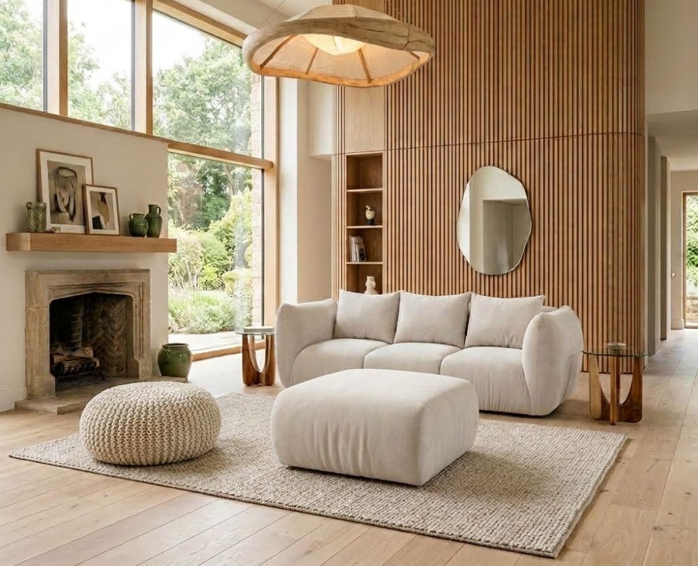 Pulchna pufa BALOO 8 Pulchna sofa modułowa z pufą do salonu