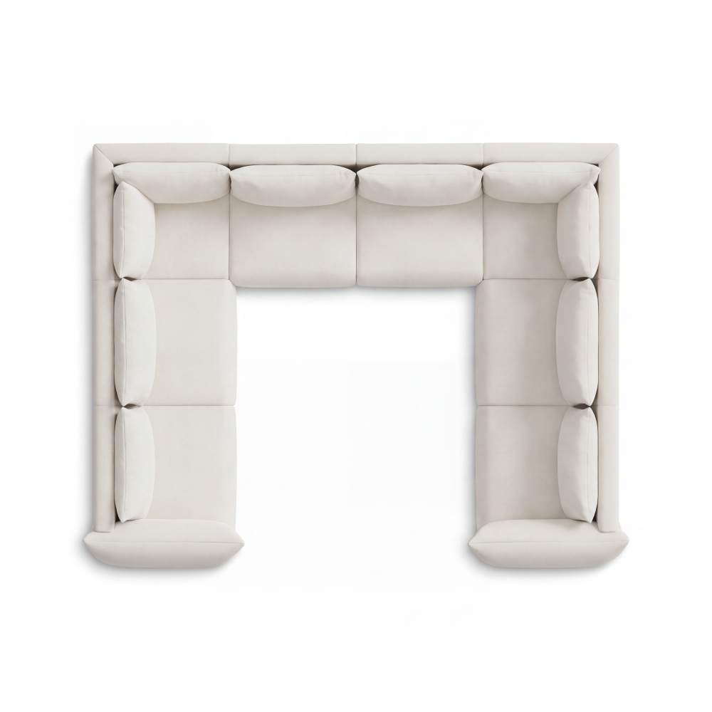 Pulchna sofa U kształtna BALOO 4