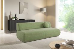 Modna i komfortowa sofa z funkcją spania w minimalistycznym stylu
