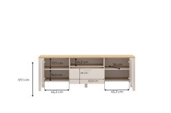 Szafka RTV z łukami 160cm TOPAZ 13 Szafka RTV z łukami 160cm TOPAZ 5