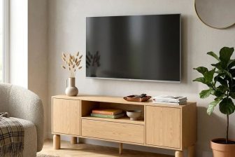 Naturalna dębowa szafka RTV 160cm