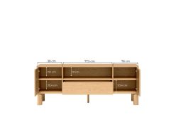 Szafka RTV z półką i szufladą 160cm NATURAL 7