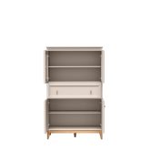 Tradycyjna gablota do salonu kaszmir 92cm GLASGOW 5 24 Tradycyjna gablota do salonu kaszmir 92cm GLASGOW 5 5