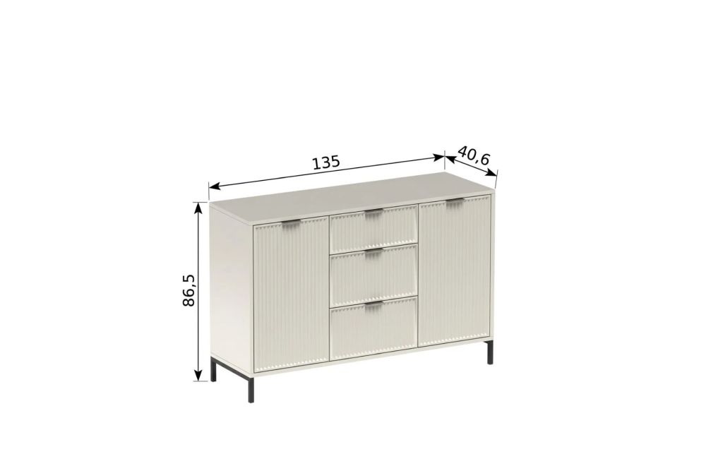 Cashmere komoda nowatorska 135cm LUXOR 5