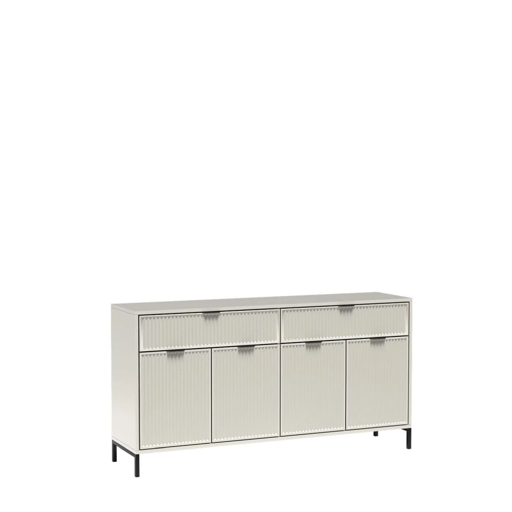 Duża komoda cashmere z szafką i szufladami 165cm LUXOR 25 Duża komoda cashmere z szafką i szufladami 165cm LUXOR 5