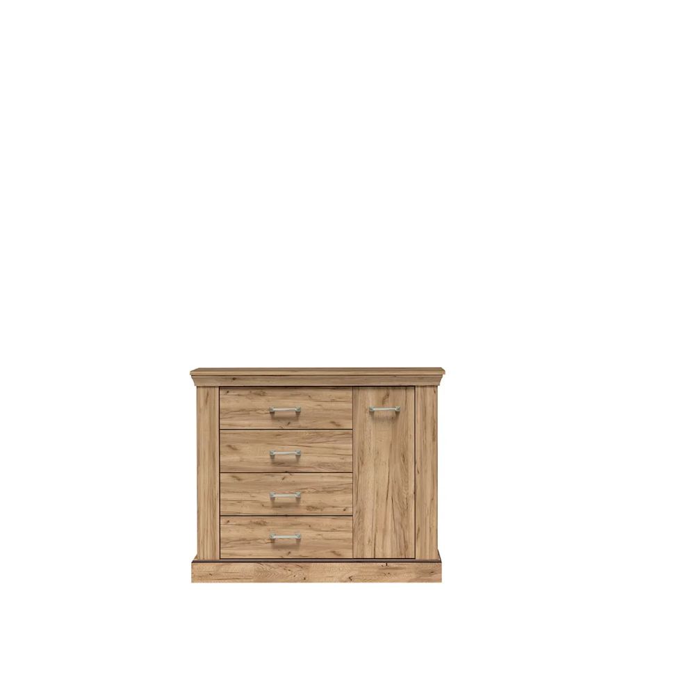 Niesymetryczna komoda kraft złoty 114cm ATLANTA 4