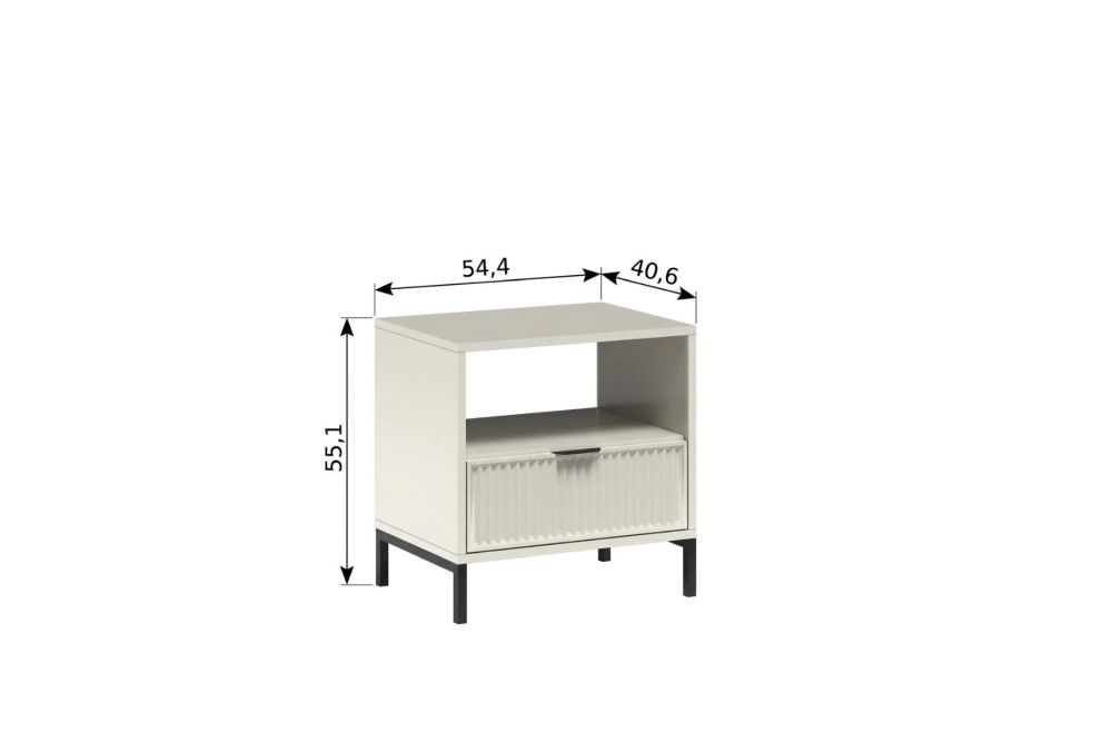 Szafka nocna cashmere LUXOR 26 Szafka nocna cashmere LUXOR 6